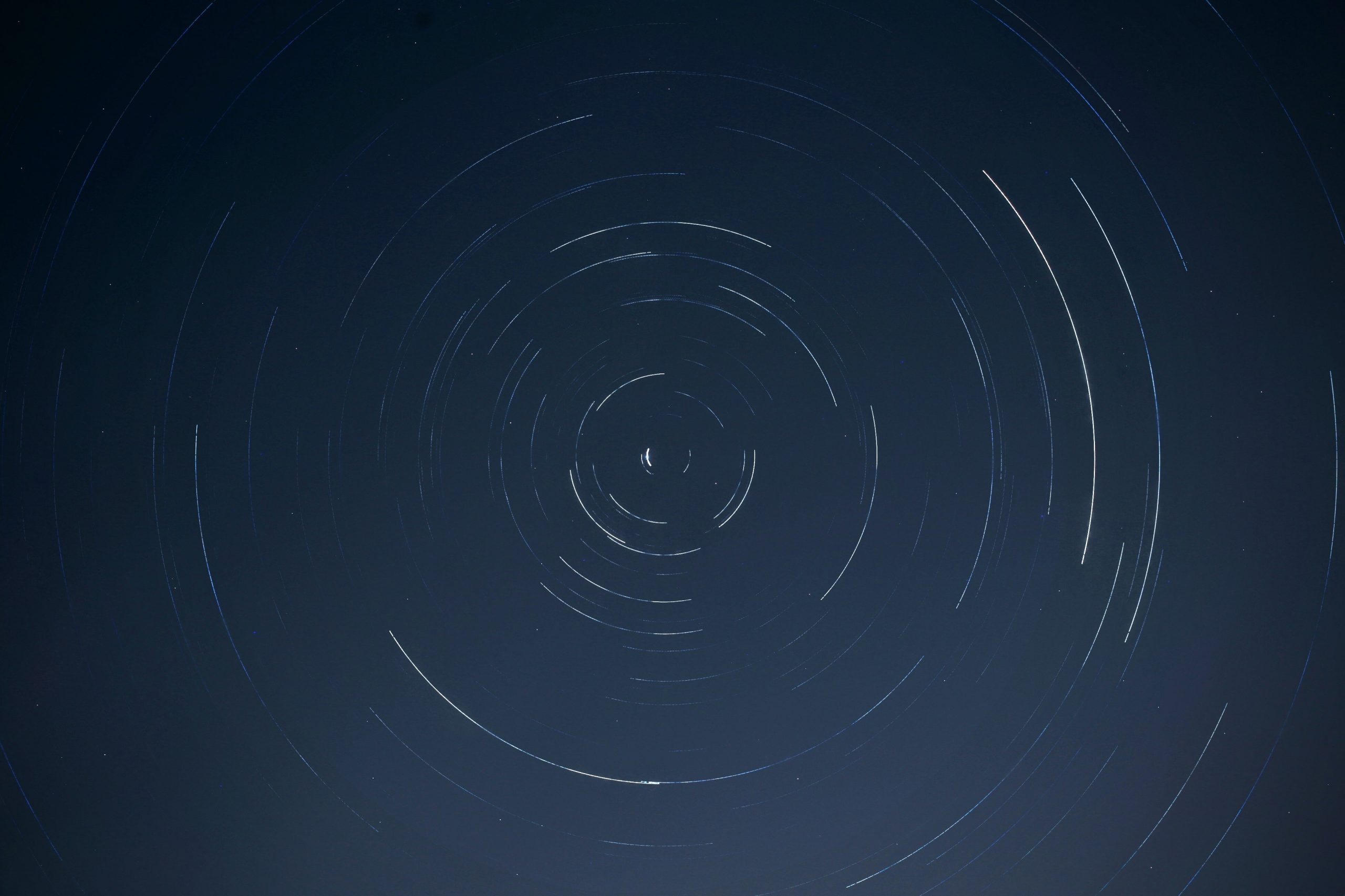 NCP star trails illustrating polar alignment - StarGeezer